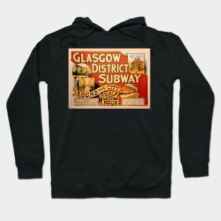 Vintage Glasgow District Subway Poster Hoodie